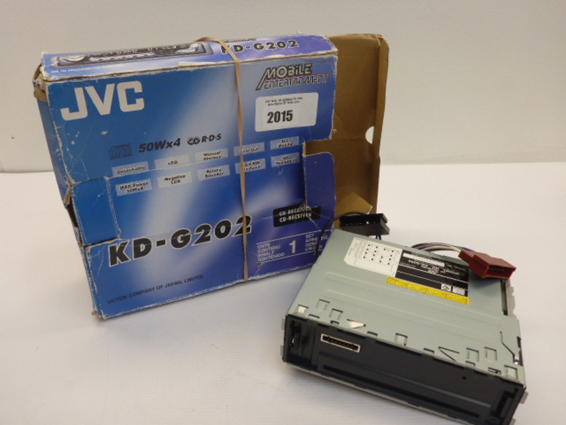 JVC Mobile in car Entertainment unit Model KD-G202 boxed.