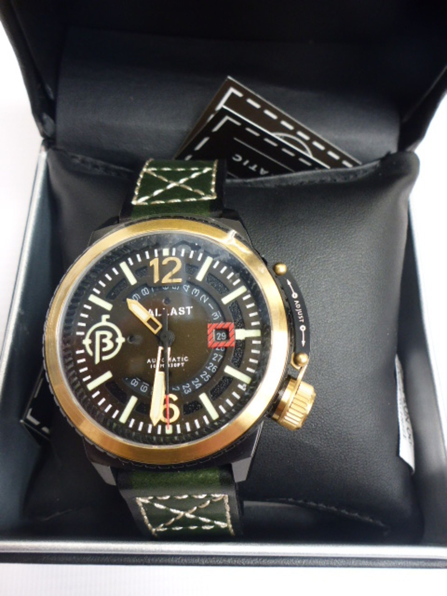 Ballast wristwatch in box