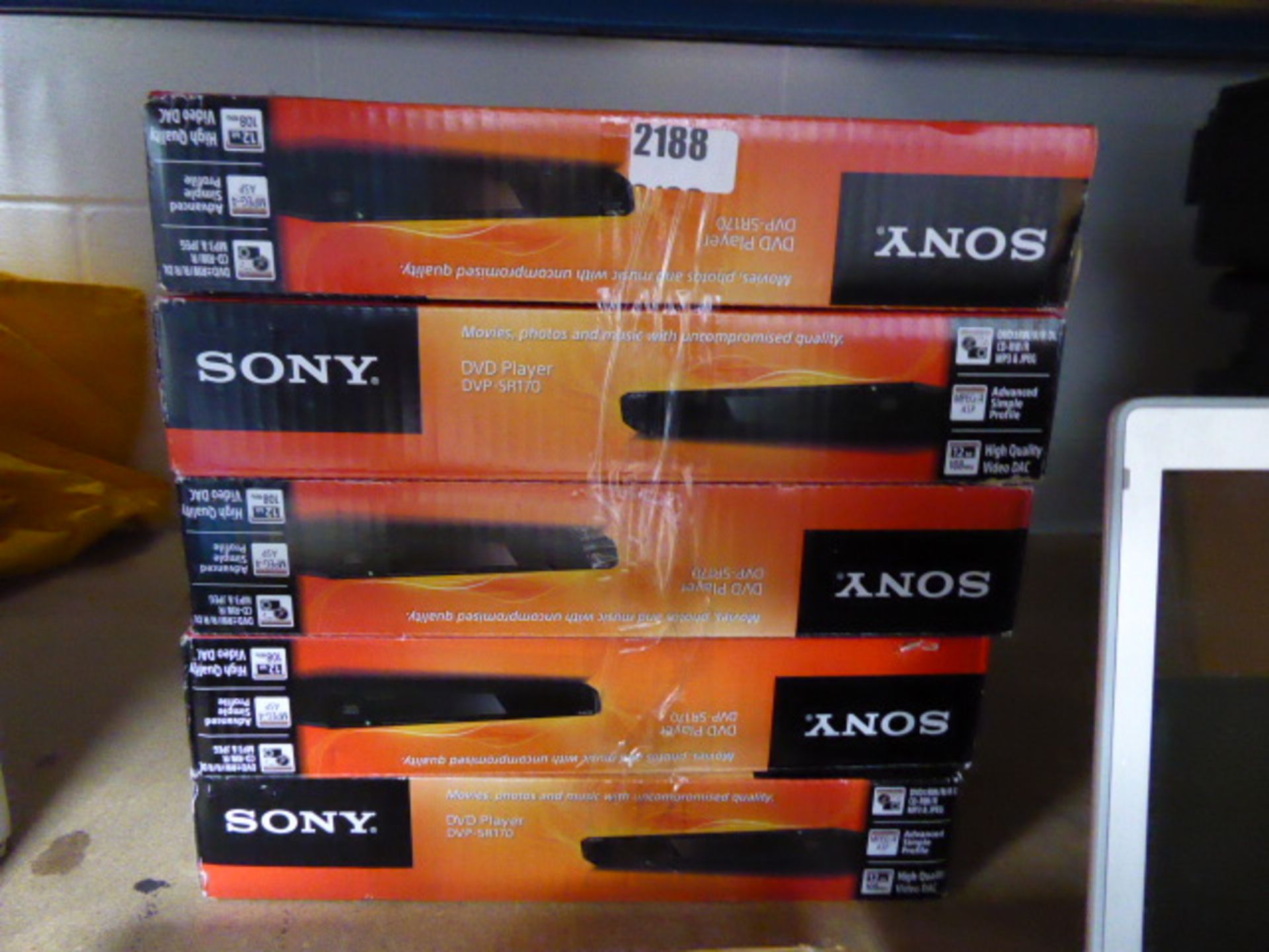 5 Sony DVD players