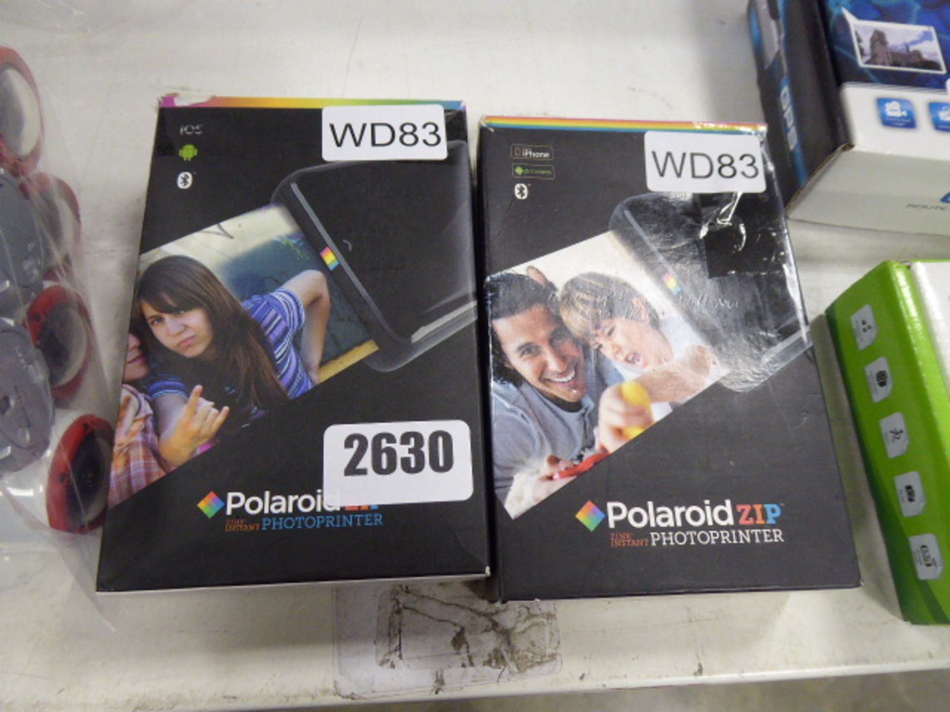 Polariod Zip photo printer in box