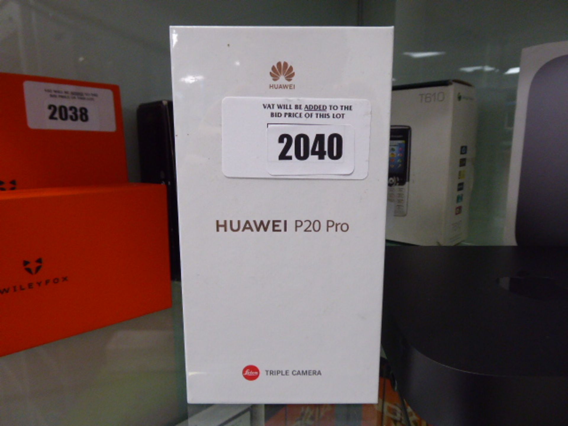 A Huawei P20 Pro in sealed box