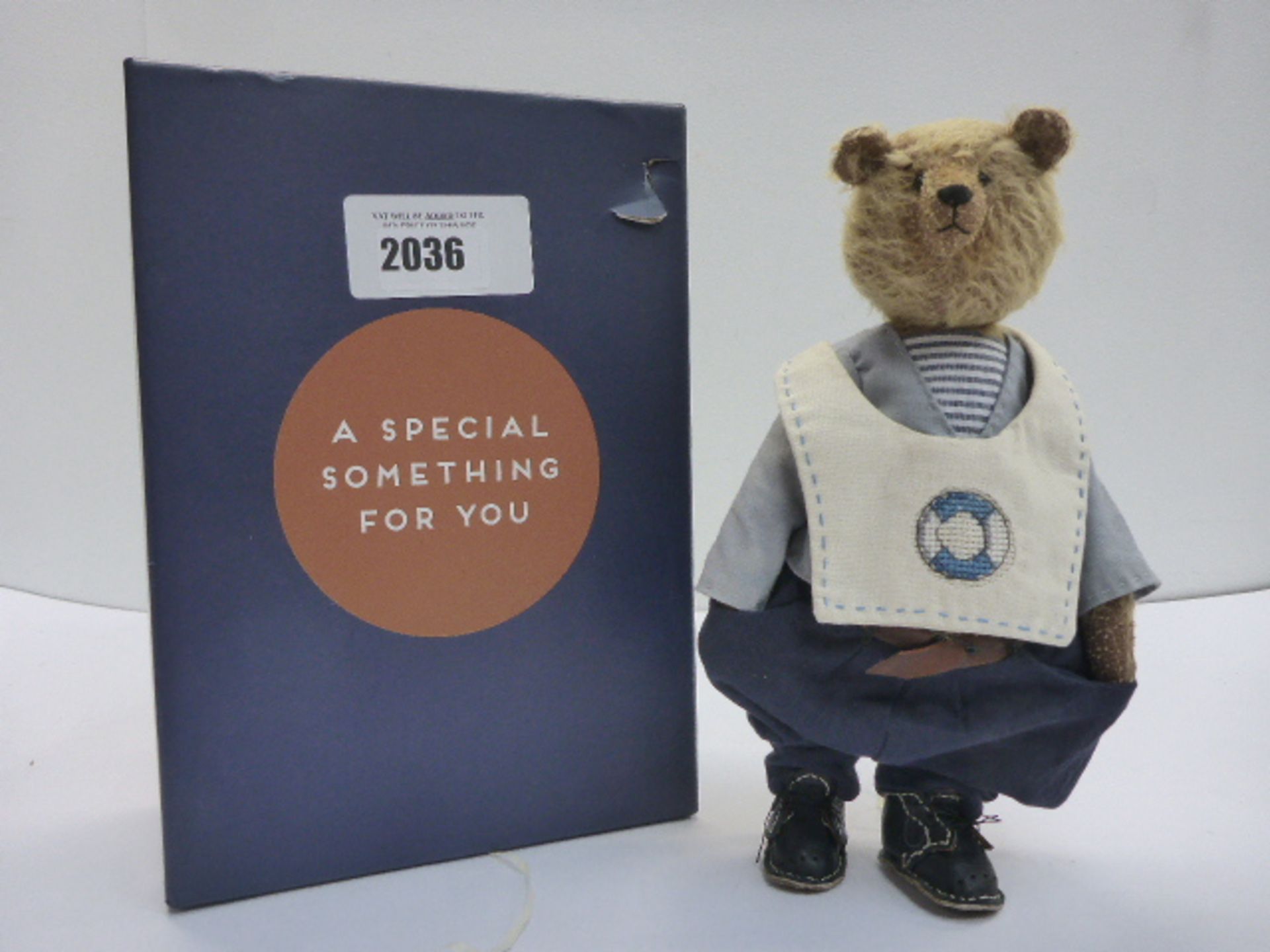 Handmade Bear 'Norman' by Bear Rhymes in box