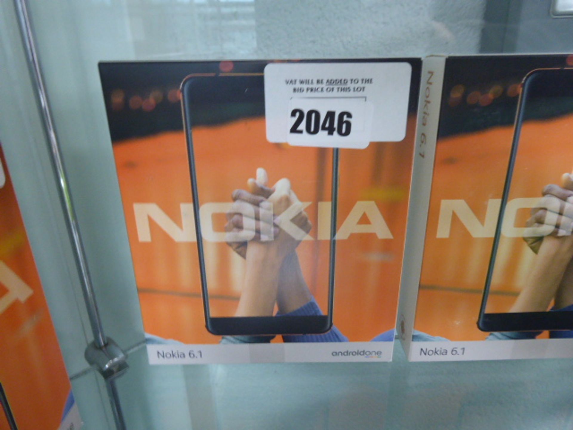 A Nokia 6.1 Android 1 mobile phone in box