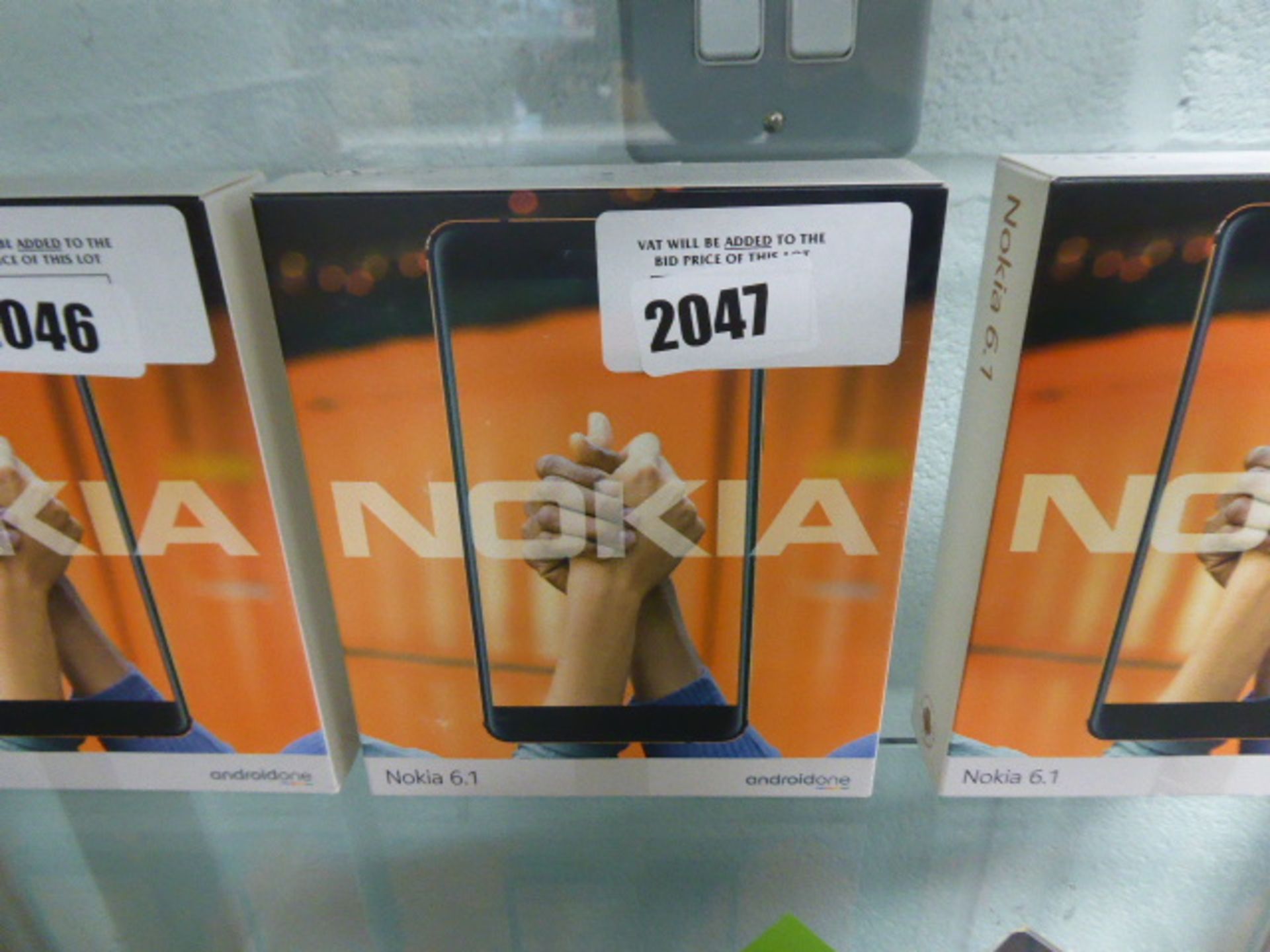 A Nokia 6.1 Android 1 mobile phone in box