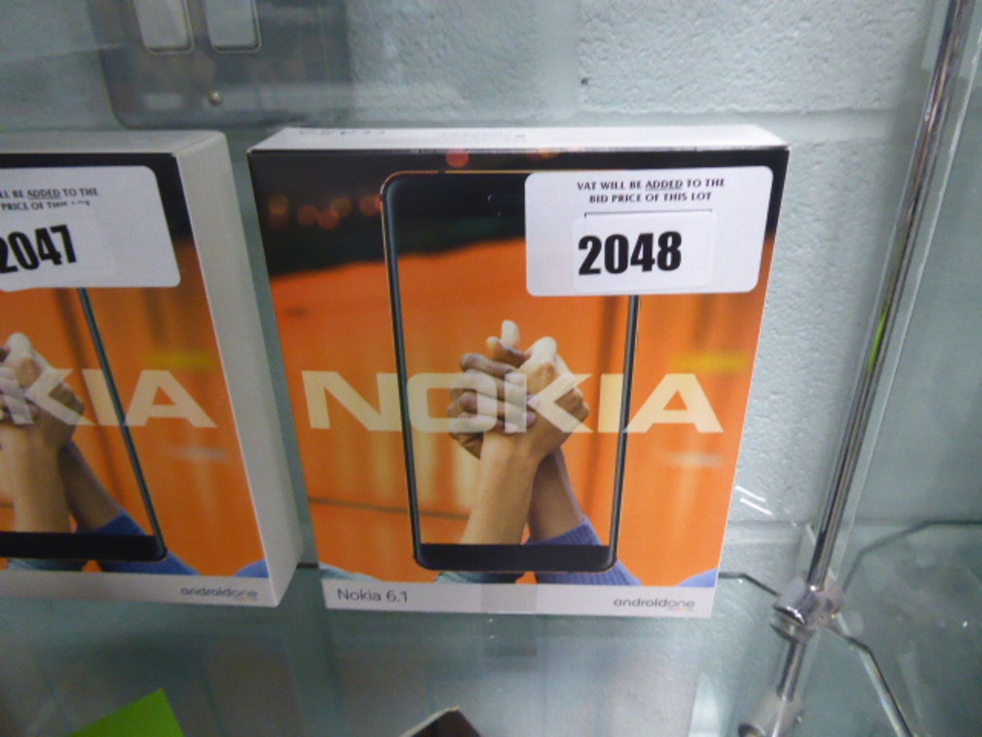 A Nokia 6.1 Android 1 mobile phone in box