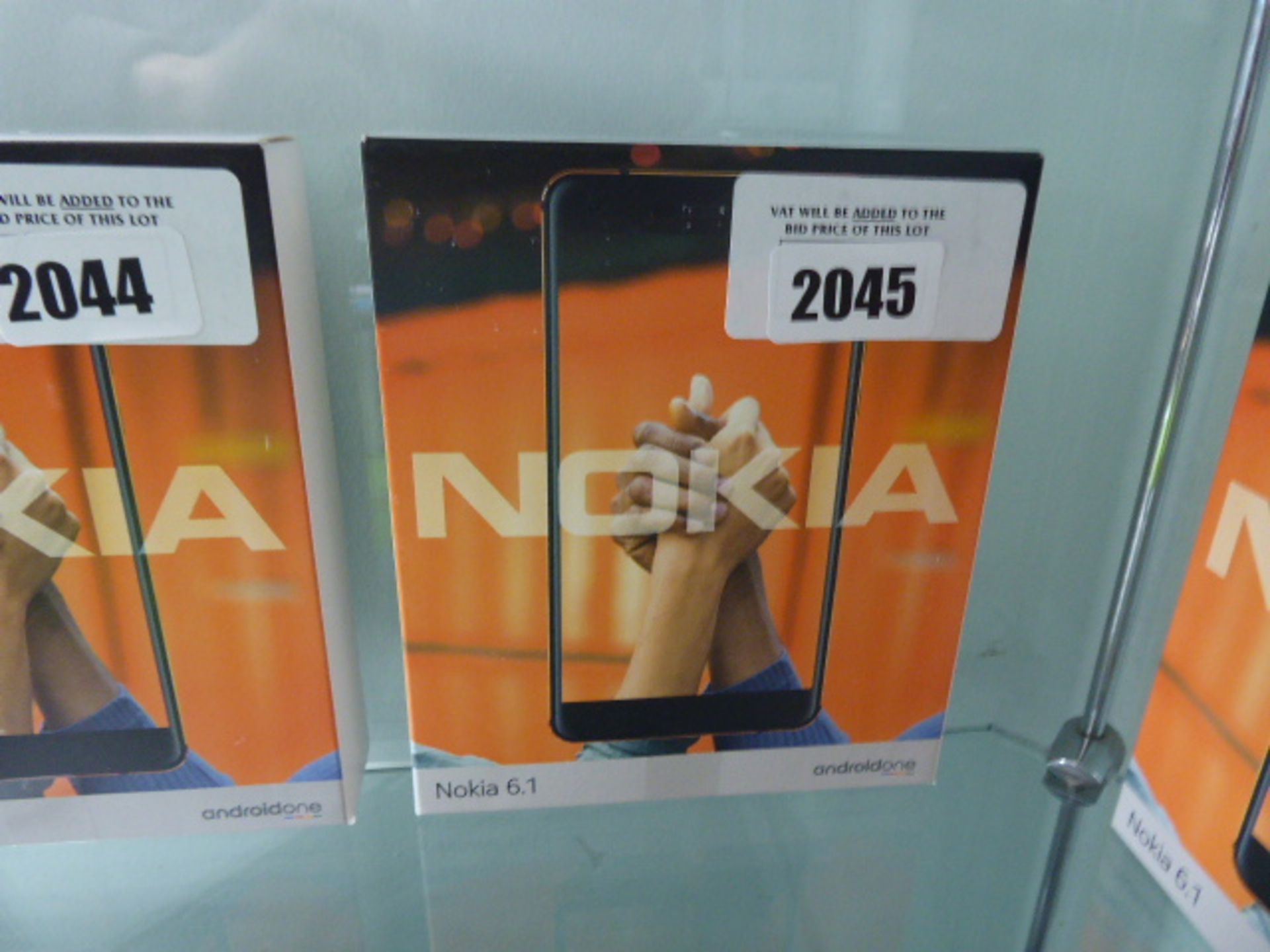 A Nokia 6.1 Android 1 mobile phone in box