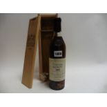 A bottle of Sempe vintage 1955 Armagnac with own wooden box 40% 70cl,