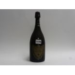 A bottle of Moet et Chandon Cuvee Dom Perignon Vintage 1983 Brut Champagne