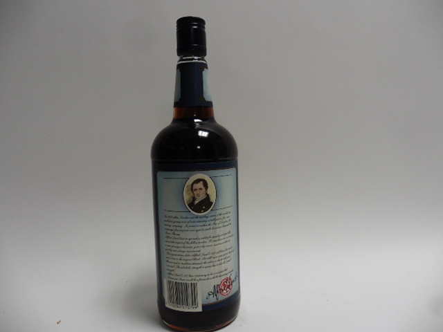 A bottle of Alfred Lamb's 100 Extra Strong Fine Old Demerara Navy Rum 57% 1 litre - Image 2 of 2