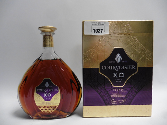 A bottle of Courvoisier OX Cognac The Toast of Paris with box 40% 1 litre (Note VAT added to the