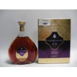 A bottle of Courvoisier OX Cognac The Toast of Paris with box 40% 1 litre (Note VAT added to the