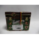 A tin of 15 Underberg Herbal Digestive 44% 2cl each (Note VAT added to the bid price)