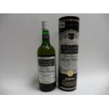 A bottle of William Lawson's Finest Blended Whisky with carton, old style,