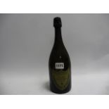 A bottle of Moet et Chandon Dom Perignon Vintage 1993 Brut Champagne