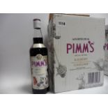 A box of 6 bottles of Pimm's Special Edition Blackberry & Elderflower 20% 70cl each