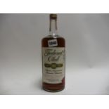 An old bottle of Federal Club 90 proof Choice American Blended Whiskey Cambridge Mass.
