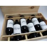 A wooden case of 12 bottles of Chateau Rauzan-Segla 1998 Margaux