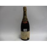 A bottle of Perrier Jouet & Co 1943 Finest Extra Dry Reserve Cuvee Champagne "Reserved for Great