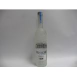 A bottle of Belvedere Vodka from Poland 40% 1 litre (Note VAT added to the bid price)