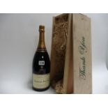 A Magnum of Laurent-Perrier Brut L-P Champagne with wooden box 150cl