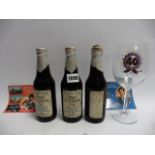 3 bottles of Greehe King Royal Wedding Ale 1981 (1 with label missing),