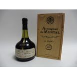 A bottle of Armagnac de Montal Vintage 1939 with own wooden box 45% 70cl