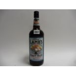 A bottle of Alfred Lamb's 100 Extra Strong Fine Old Demerara Navy Rum 57% 1 litre