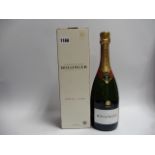 A bottle of Bollinger Special Cuvee Brut Champagne with box