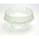 Tapio Wirkkala for Iitala, a moulded glass 'Stellaria' bowl, signed, d.