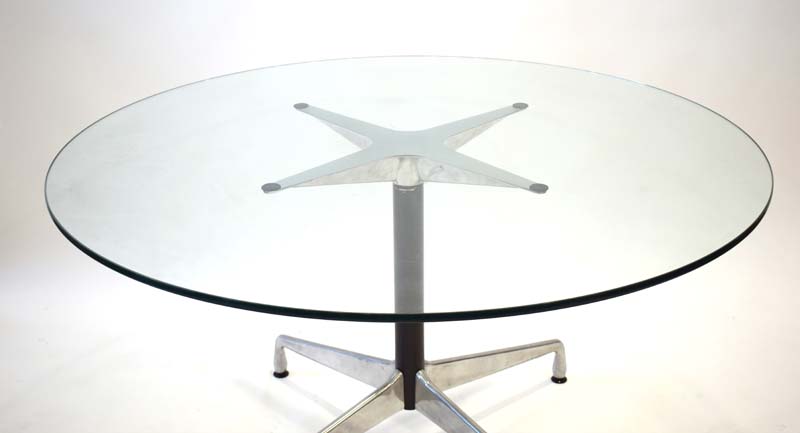 Charles and Ray Eames for Herman Miller, a 'Segmented Base Contract Table', - Image 3 of 5