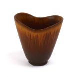 Carl Harry Stanhane for Rorstrand, a Swedish 'Russet' vase, h.