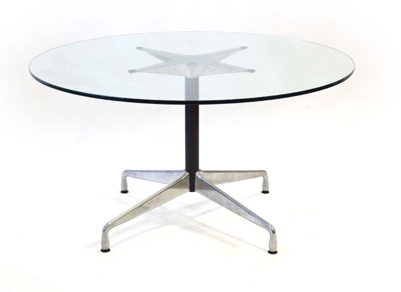 Charles and Ray Eames for Herman Miller, a 'Segmented Base Contract Table', - Image 2 of 5