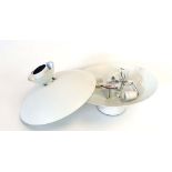A pair of 1997 Danish white-enamelled ceiling-mounted lights CONDITION REPORT: