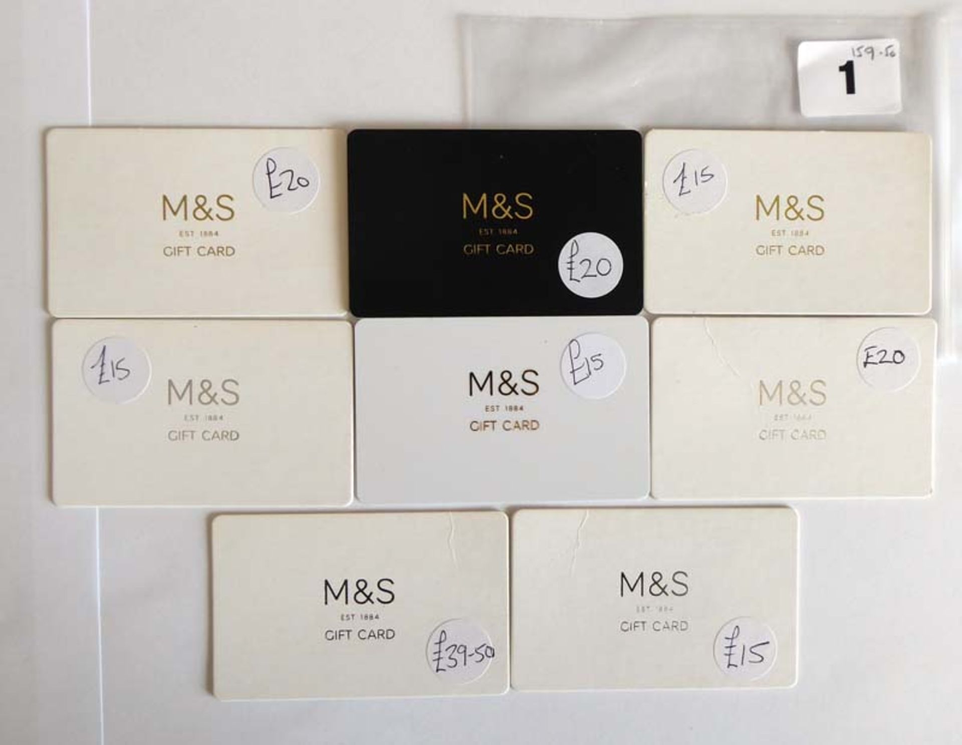 Marks & Spencer (x8) - Total face value £159.5