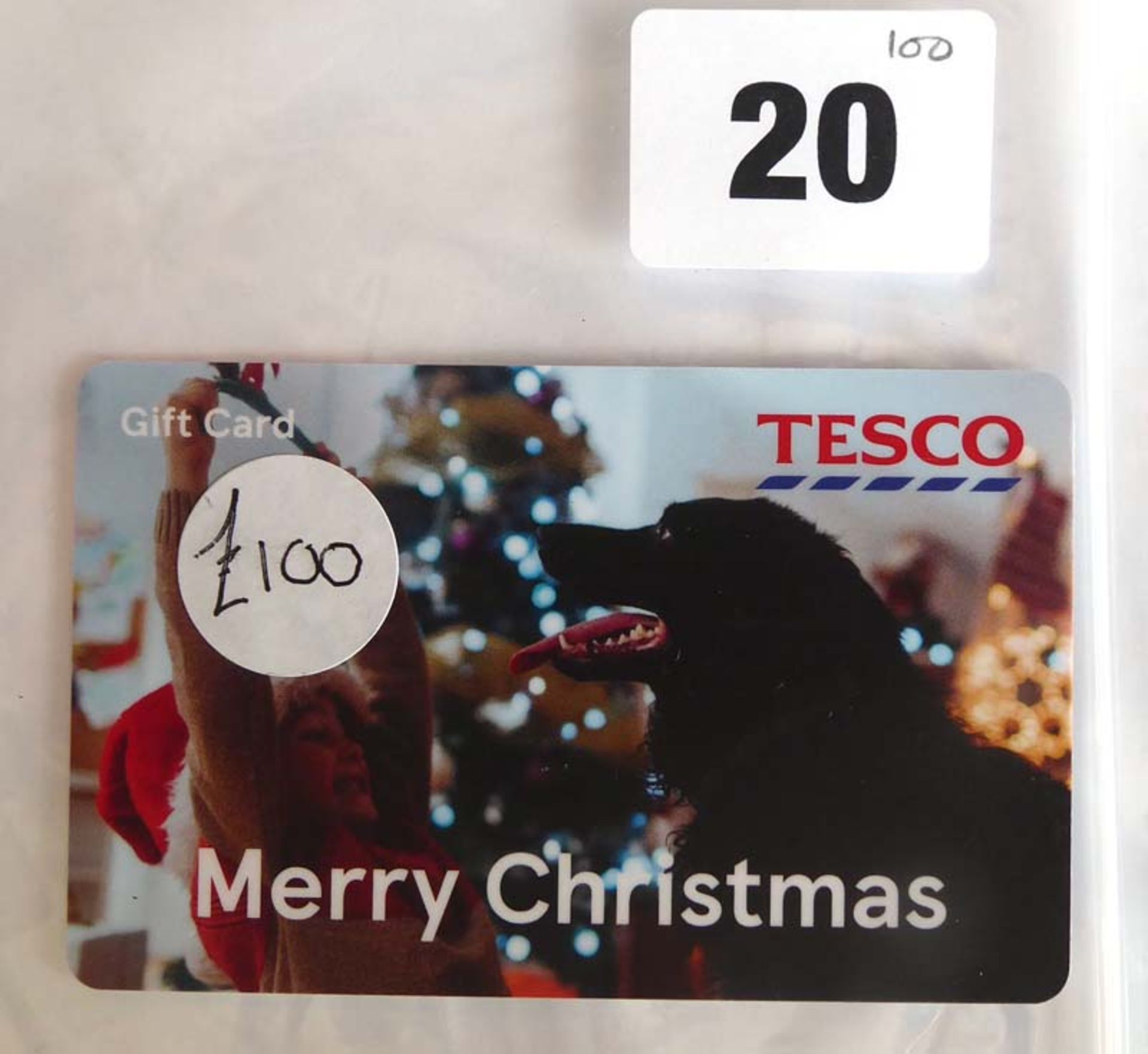 Tesco (x1) - Total face value £100