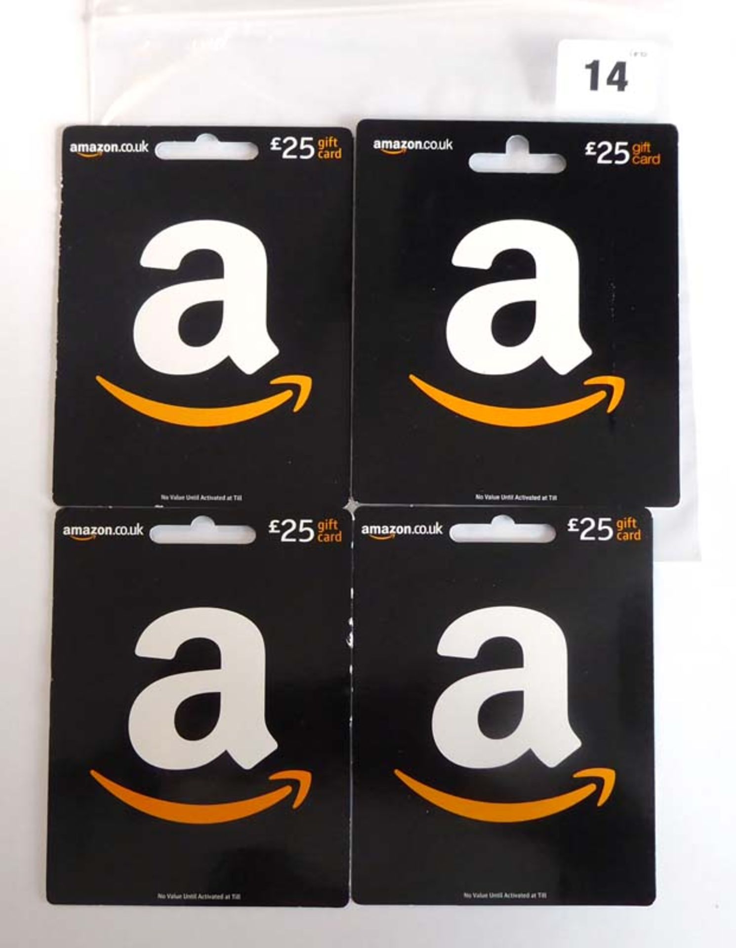 Amazon (x4) - Total face value £100