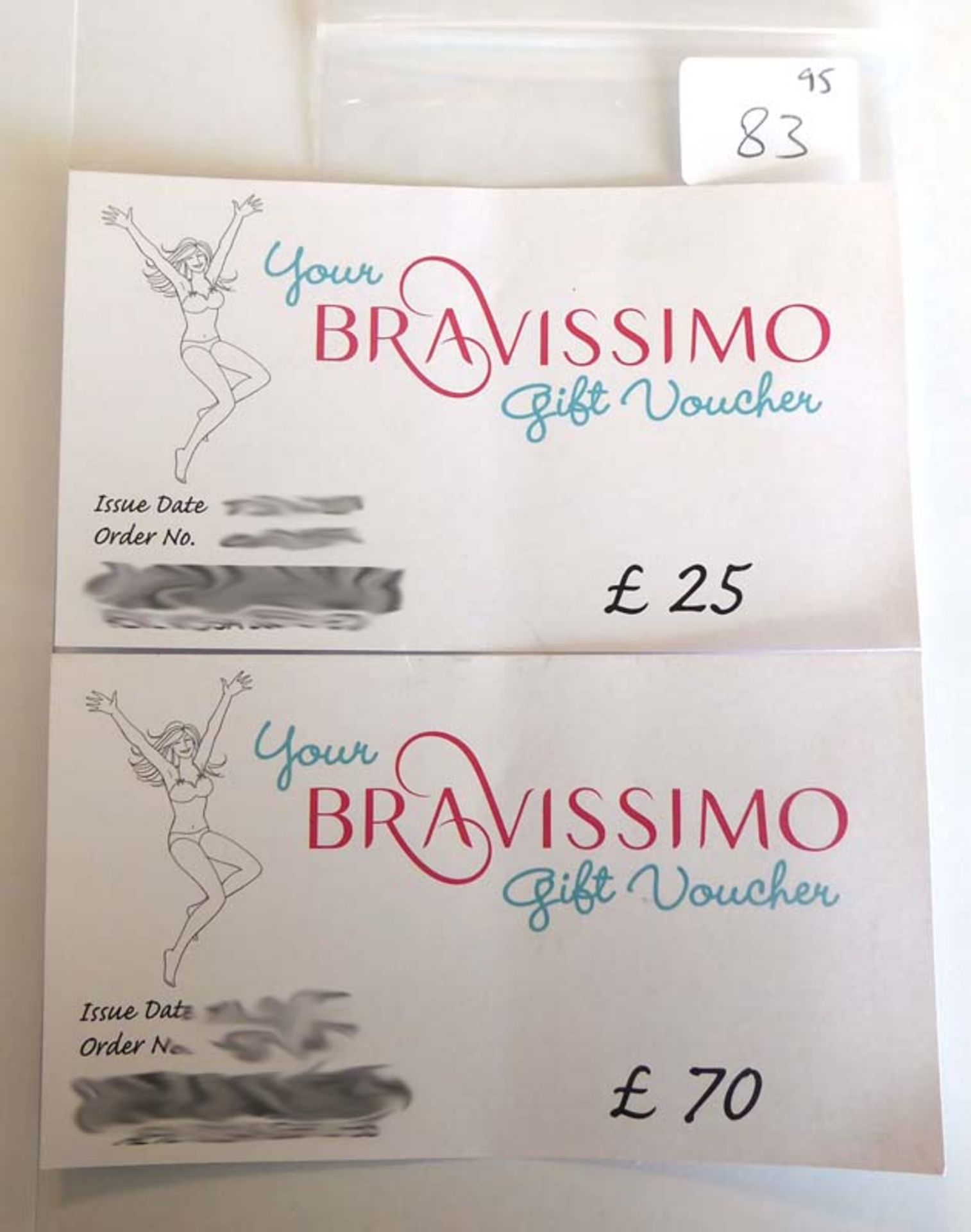 Bravissimo (x2) - Total face value £95