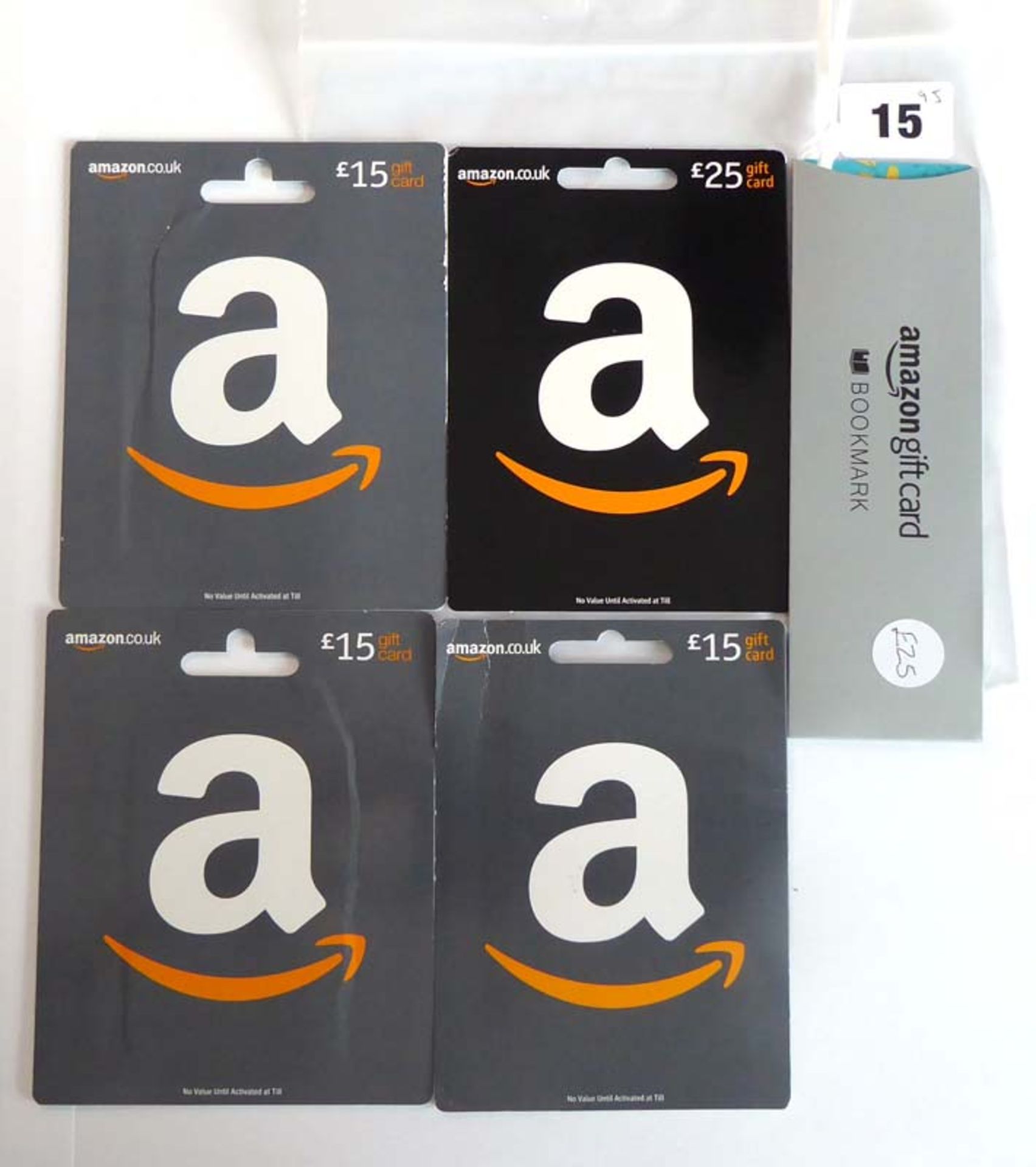 Amazon (x5) - Total face value £95