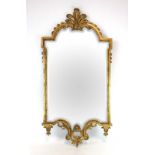 A pair of 20th century wall mirrors,