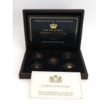 A cased HM The Queen's Coronation 65th Anniversary 1953-2018 gold fifty-pence proof set including