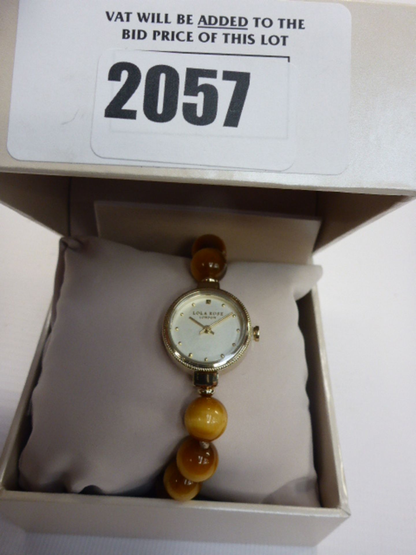 Lola Rose ladies watch in box with manual.