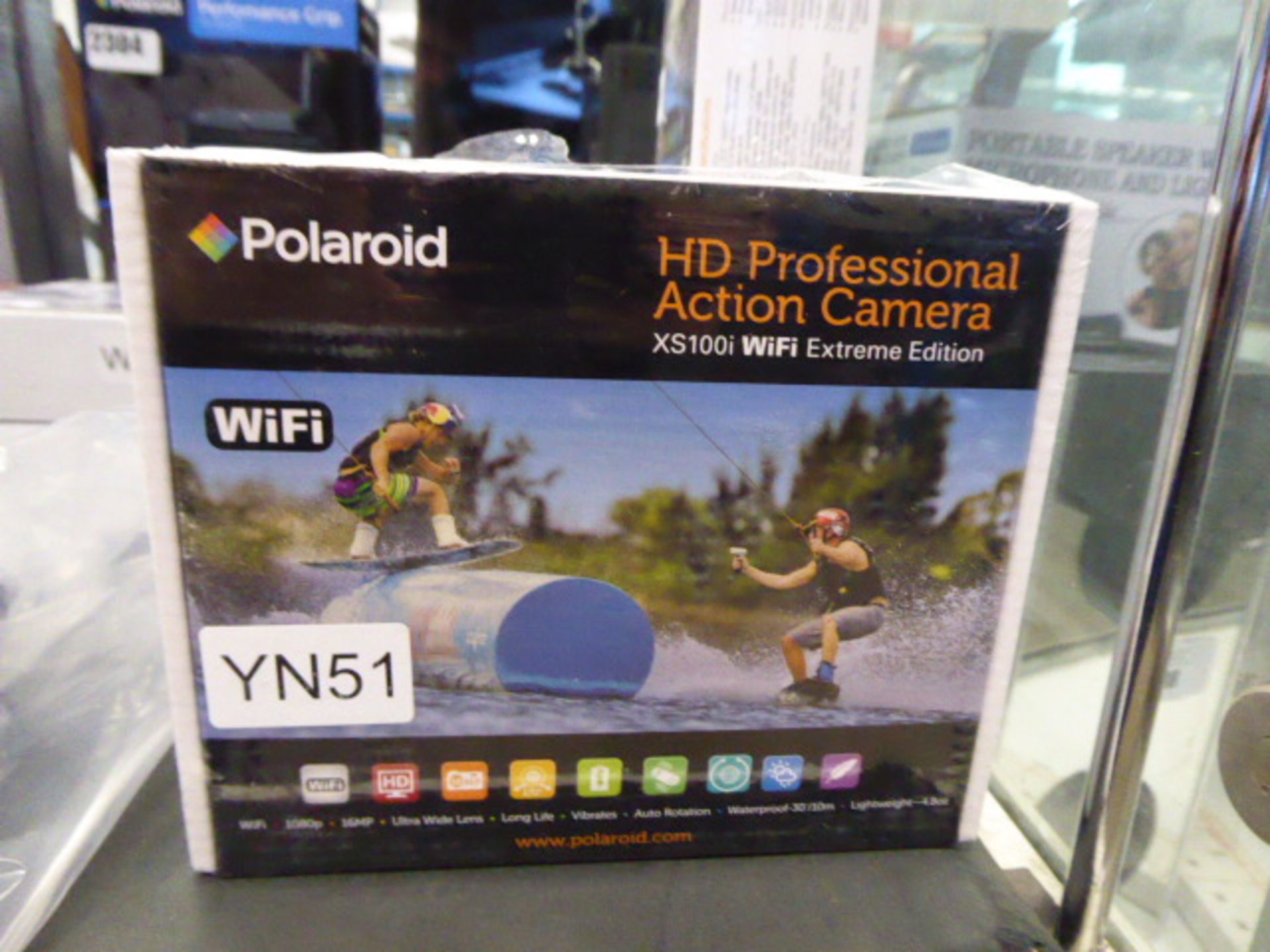 HD Professional action camera model XS100I (wi-fi edition) in box