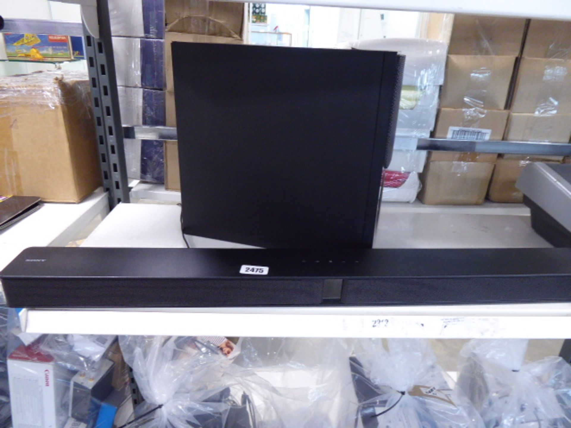 Sony sound bar and wireless subwoofer