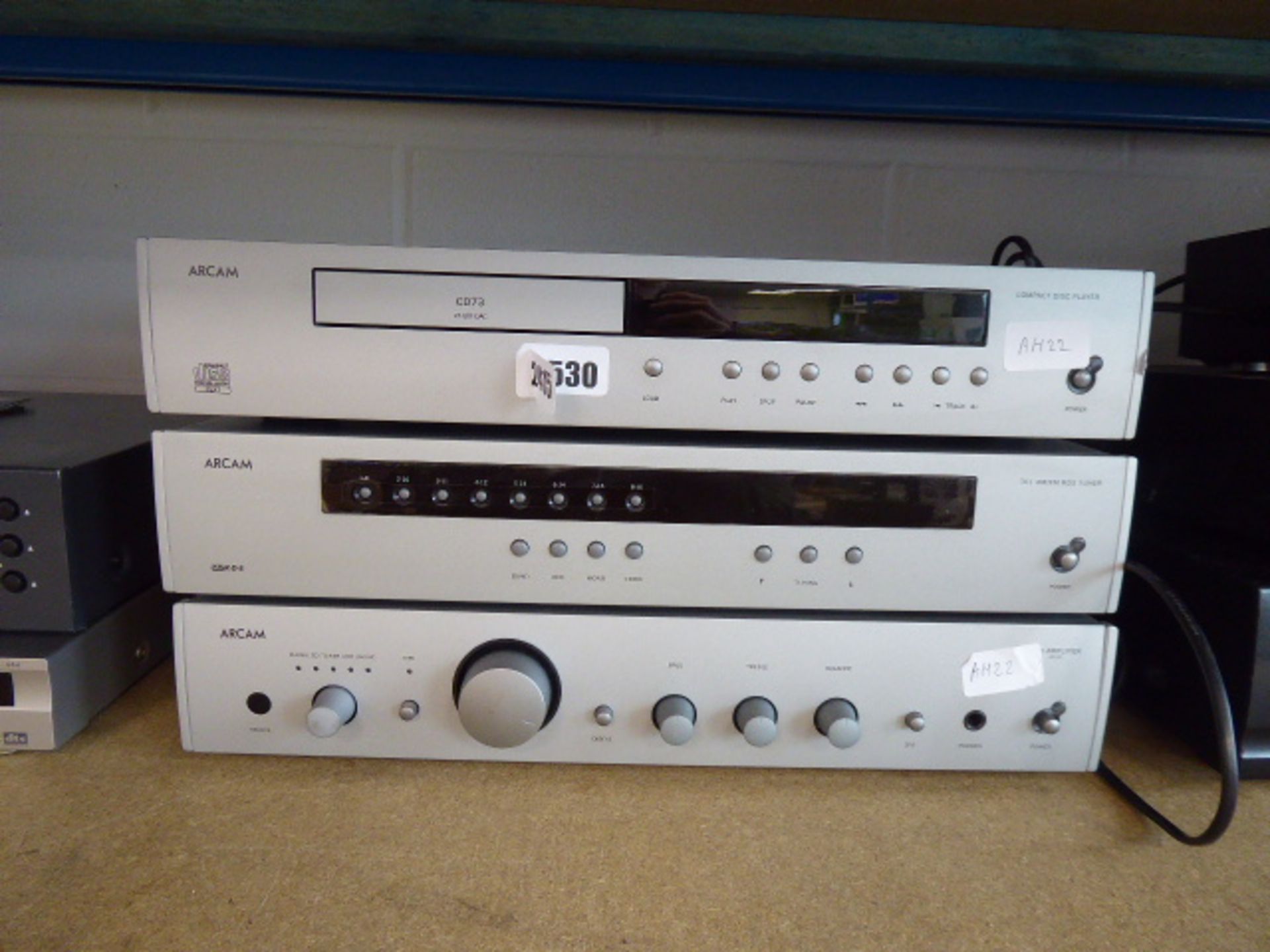 2530 Arcam hifi equipment inc. Arcam amplifier, tuner and disc player
