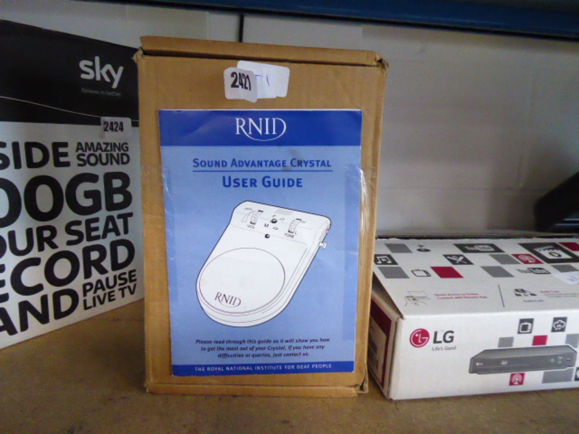 RNID sound advantage kit in box