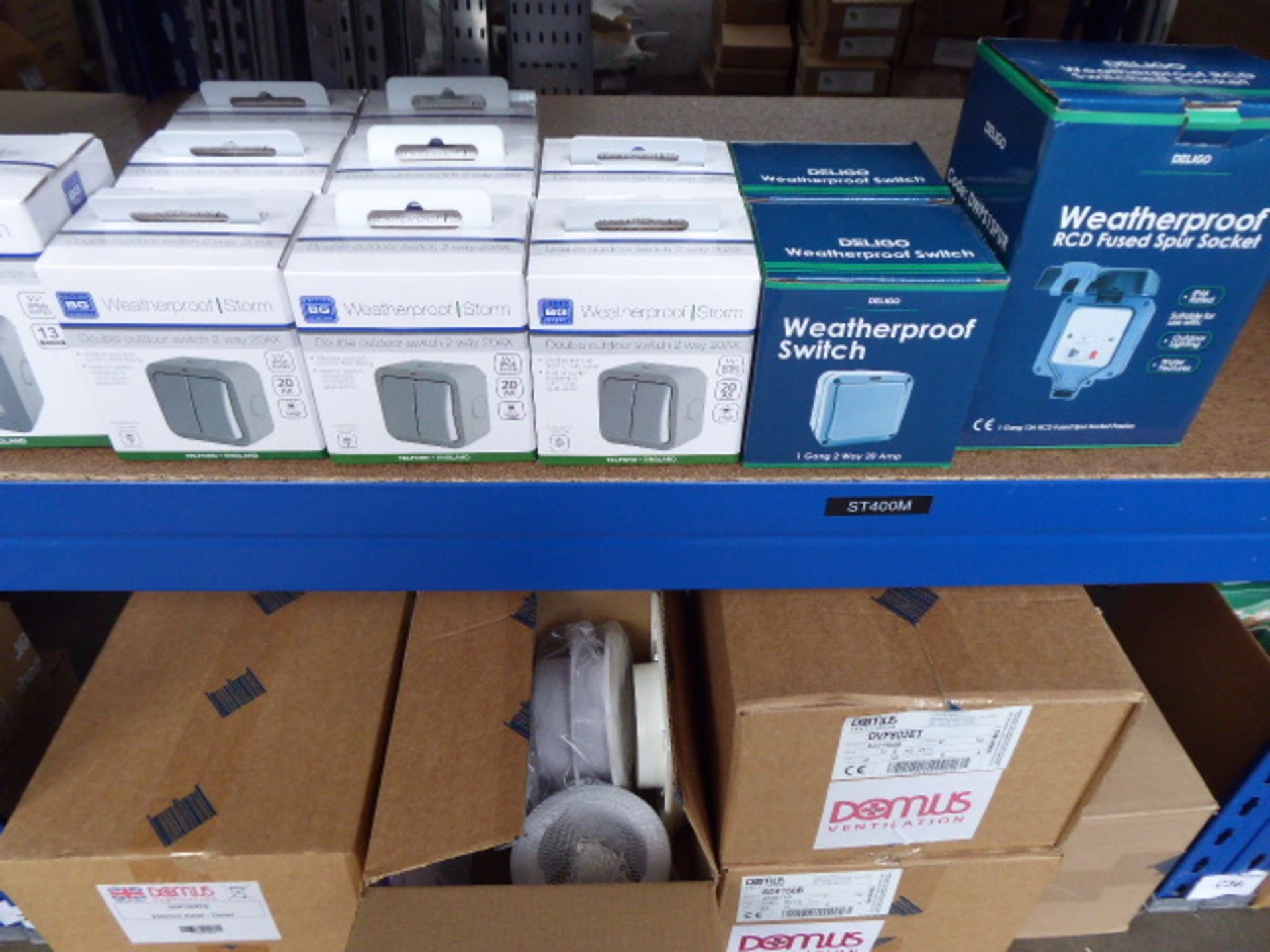 A large quantity of various electrical accessories including 13 amp plugs, socket enclosures, - Image 5 of 5