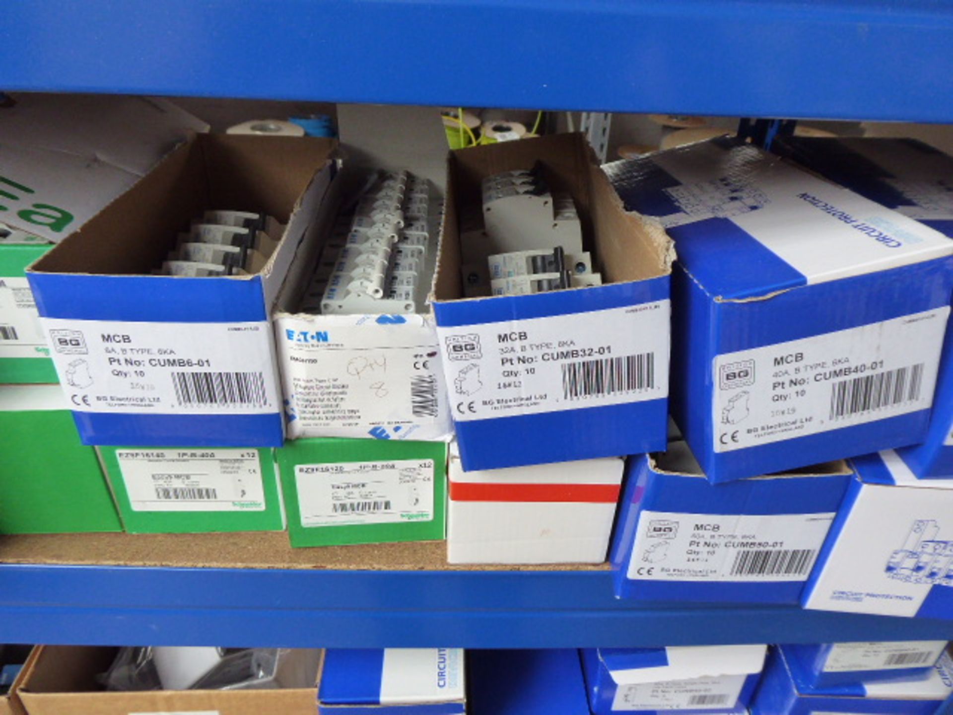 Approximately 40 boxes of LVE, BG, Eaton, and other electrical components including MCBs, - Image 2 of 4