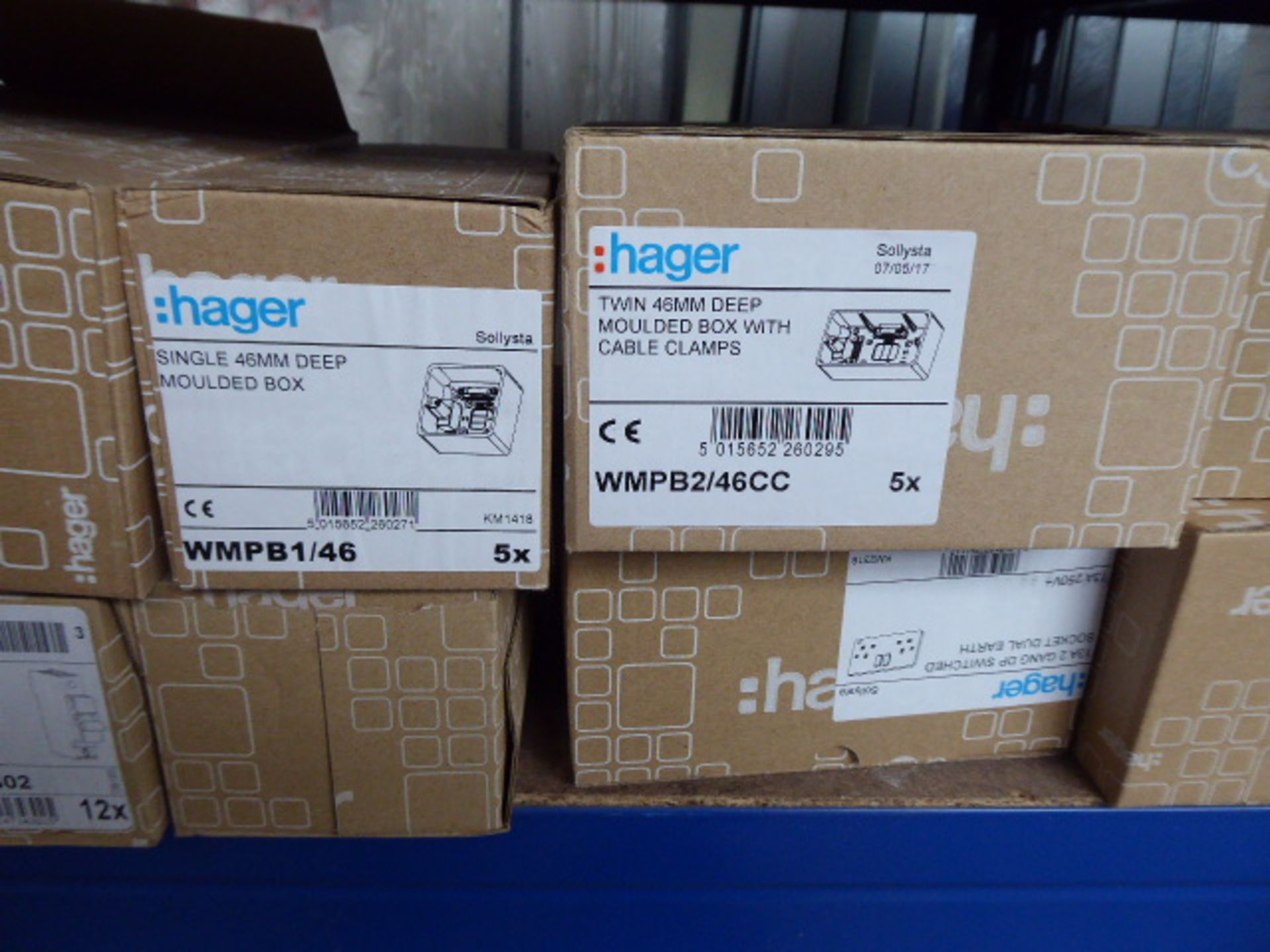 Approximately 62 boxes of Hager electrical components including switch disconnectors, RCCB incomers, - Image 3 of 5