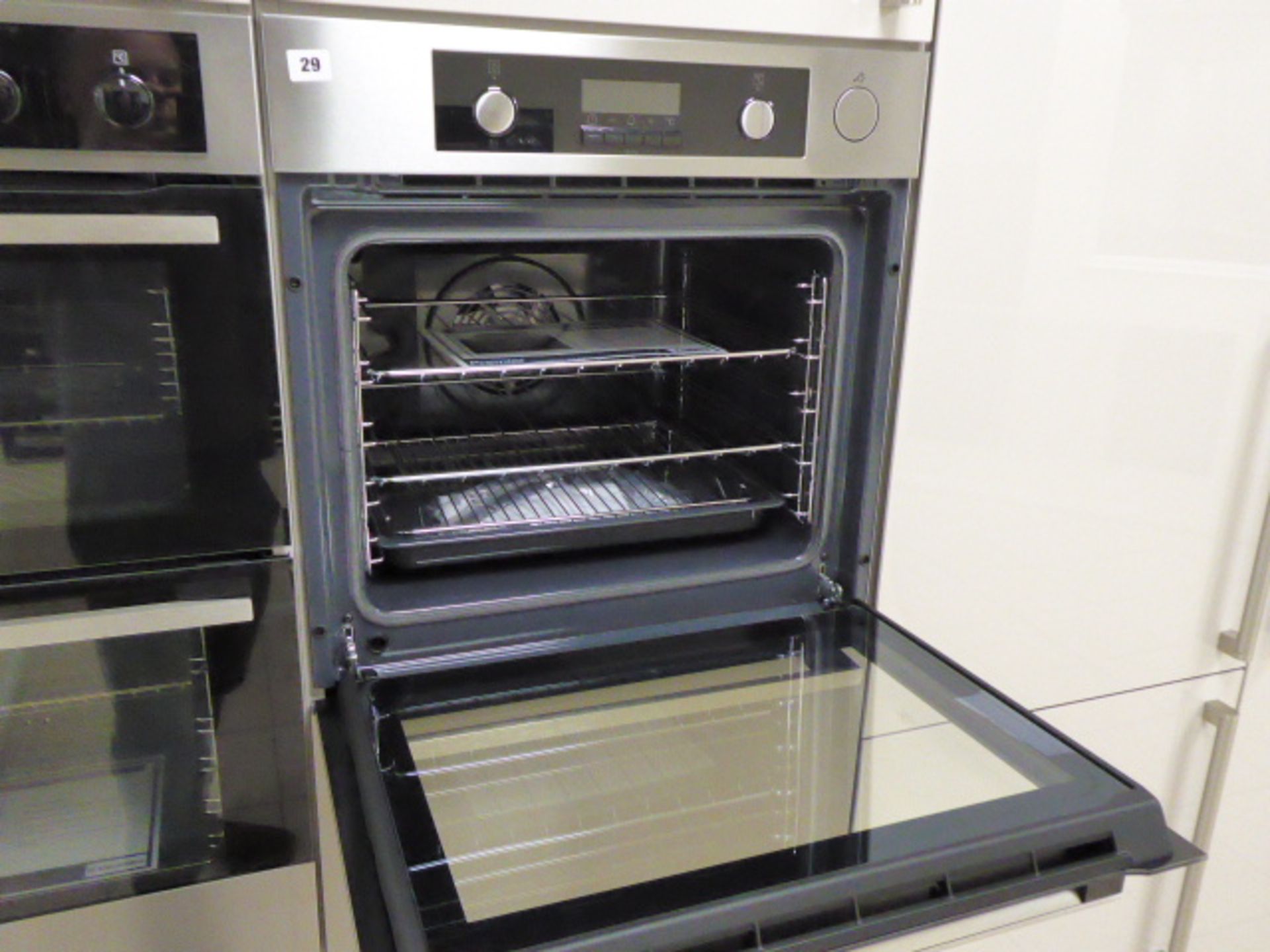 Zanussi ZOS37972XK 1/4 steam multi-function oven with Electrolux EED29800AX warming drawer ( - Image 2 of 6