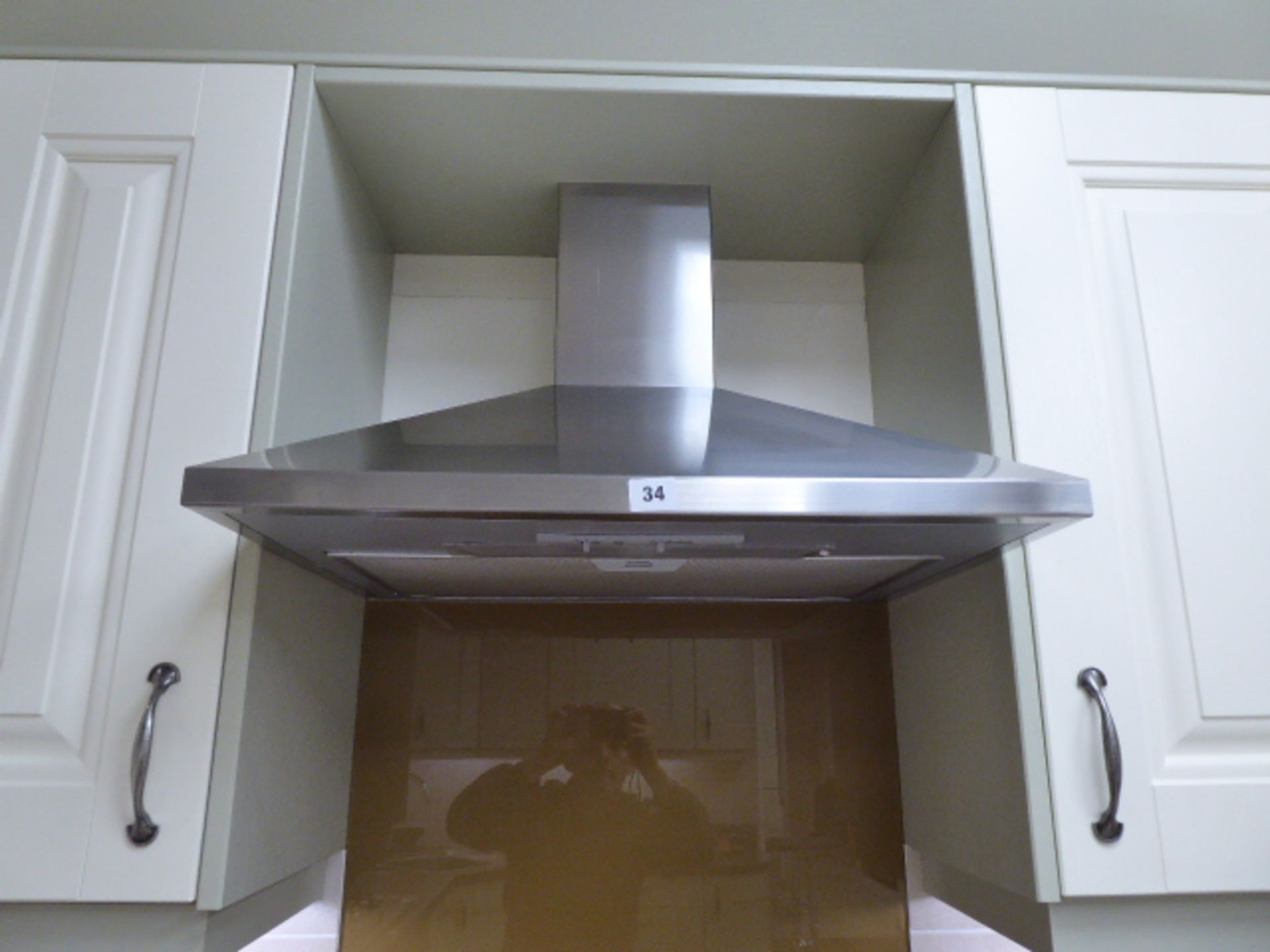 Zanussi ZOF35661XK double oven, Zanussi induction hob and an Electrolux EFC60151X chimney hood ( - Image 2 of 8